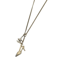 シャネル ネックレス GP ラインストーン レディース ブランドアクセサリー 【中古】bracc