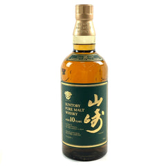 サントリー 山崎 10年 ピュアモルト グリーンラベル 金花フィルム 700ml 国産ウイスキー 酒 【古酒】liqbb【東京都内限定お届け】