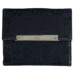 グッチ 二つ折り財布 GGキャンバス 112716 レディース ブランドバッグ・小物 【中古】brbag