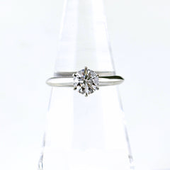 ティファニー 0.81ct ダイヤモンド リング 12.5号 Pt950 ソリティア レディース ブランドジュエリー 【中古】brjwl