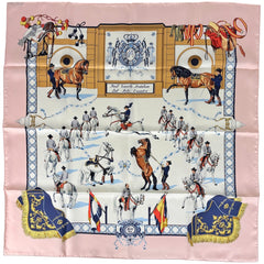 エルメス カレ90 Real Escuela Andaluza del Arte スカーフ シルク レディース ブランドバッグ・小物 【中古】brbag