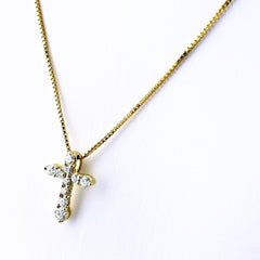 メレダイヤ ネックレス K18 ダイヤモンド レディース ノンブランドジュエリー 【中古】nbjwl