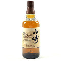 サントリー 山崎 100周年記念 シングルモルト ジャパニーズ 700ml 国産ウイスキー 酒 【古酒】liqbb【東京都内限定お届け】