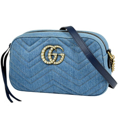 グッチ ショルダーバッグ デニム 447632 レディース ブランドバッグ・小物 【中古】brbag
