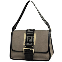 フェンディ ショルダーバッグ キャンバス 8BR495 レディース ブランドバッグ・小物 【中古】brbag