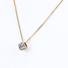 ヴァンドーム青山 メレダイヤ ネックレス K18 ダイヤモンド レディース ブランドジュエリー 【中古】brjwl