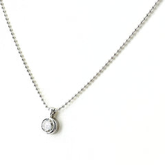 ダイヤモンド ネックレス Pt850 ダイヤモンド レディース ノンブランドジュエリー 【中古】nbjwl