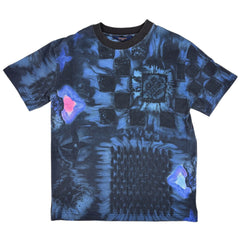ルイ・ヴィトン ソルトプリント 半袖Tシャツ トップス コットン メンズ ブランドアパレル 【中古】brapp