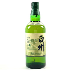 サントリー 白州 12年 シングルモルト 100周年記念 700ml 国産ウイスキー 酒 【古酒】liqbb【東京都内限定お届け】