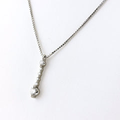 メレダイヤ ネックレス Pt900 Pt850 ダイヤモンド レディース ノンブランドジュエリー 【中古】nbjwl