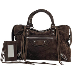 バレンシアガ ショルダーバッグ スエード 115748 レディース ブランドバッグ・小物 【中古】brbag