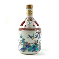 サントリー 山崎 12年 錦赤玉瓔珞文風物絵 有田焼 600ml 国産ウイスキー 酒 【古酒】liqbb【東京都内限定お届け】