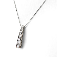 メレダイヤ ネックレス Pt900 Pt850 ダイヤモンド レディース ノンブランドジュエリー 【中古】nbjwl