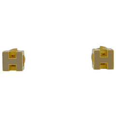 エルメス カージュドアッシュ Hキューブ ピアス GP レディース ブランドアクセサリー 【中古】bracc