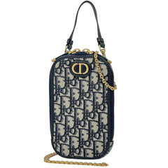 クリスチャンディオール 30 Montaigne Call'in Dior フォンホルダー ハンドバッグ コットン レディース ブランドバッグ・小物 【中古】brbag