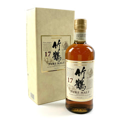 ニッカ 竹鶴 17年 ピュアモルト 700ml 国産ウイスキー 酒 【古酒】liqbb【東京都内限定お届け】