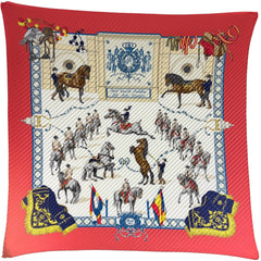 エルメス カレ90 Real Escuela Andaluza Del Arte Ecuestre スカーフ シルク レディース ブランドバッグ・小物 【中古】brbag