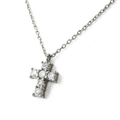 ヴァンドーム青山 メレダイヤ ネックレス Pt900 Pt850 ダイヤモンド レディース ブランドジュエリー 【中古】brjwl