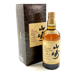 サントリー 山崎 12年 シングルモルト 旧 700ml 国産ウイスキー 酒 【古酒】liqbb【東京都内限定お届け】