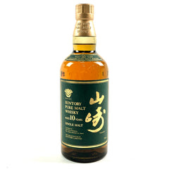 サントリー 山崎 10年 ピュアモルト グリーンラベル 金花フィルム 700ml 国産ウイスキー 酒 【古酒】liqbb【東京都内限定お届け】