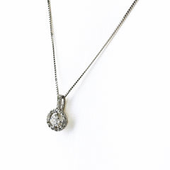 メレダイヤ ネックレス Pt900 Pt850 ダイヤモンド レディース ノンブランドジュエリー 【中古】nbjwl