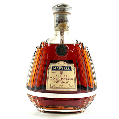 浅　観賞用　マーテル X.O. コニャック ブランデー 1000ml 40度 マーテル XO スプリーム クリアボトル 1000ml ブランデー コニャック