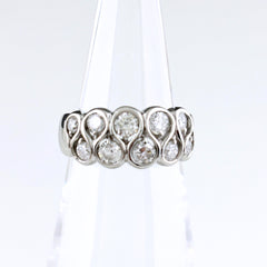 1.02ct ダイヤモンド リング 10号 Pt900 レディース ノンブランドジュエリー 【中古】nbjwl