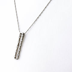 メレダイヤ ネックレス Pt900 Pt850 ダイヤモンド レディース ノンブランドジュエリー 【中古】nbjwl