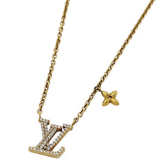 ルイ・ヴィトン ネックレス LV アイコニック GP ラインストーン レディース ブランドアクセサリー 【中古】bracc