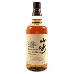 サントリー 山崎 シェリーウッド 1986 700ml 国産ウイスキー 酒 【古酒】liqbb【東京都内限定お届け】