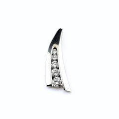 メレダイヤ ペンダントトップ Pt900 ダイヤモンド レディース ノンブランドジュエリー 【中古】nbjwl