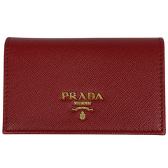 プラダ カードケース サフィアーノレザー 1MC122 レディース ブランドバッグ・小物 【中古】brbag