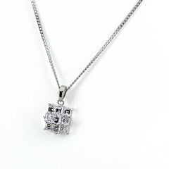 メレダイヤ ネックレス Pt900 Pt850 ダイヤモンド レディース ノンブランドジュエリー 【中古】nbjwl