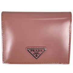 プラダ 二つ折り財布 レザー 1MV204 レディース ブランドバッグ・小物 【中古】brbag