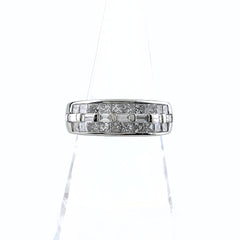 メレダイヤ リング 15.5号 Pt900 ダイヤモンド レディース ノンブランドジュエリー 【中古】nbjwl