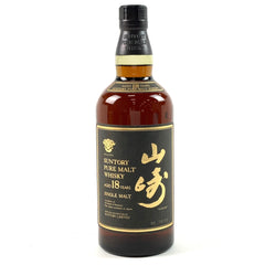 サントリー 山崎 18年 ピュアモルト 750ml 国産ウイスキー 酒 【古酒】liqbb【東京都内限定お届け】
