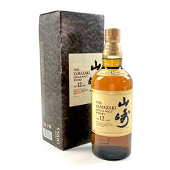 サントリー 山崎 12年 シングルモルト 旧 700ml 国産ウイスキー 酒 【古酒】liqbb【東京都内限定お届け】
