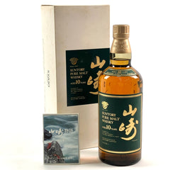 サントリー 山崎 10年 ピュアモルト グリーンラベル 750ml 国産ウイスキー 酒 【古酒】liqbb【東京都内限定お届け】