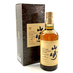 サントリー 山崎 12年 シングルモルト 華 750ml 国産ウイスキー 酒 【古酒】liqbb【東京都内限定お届け】