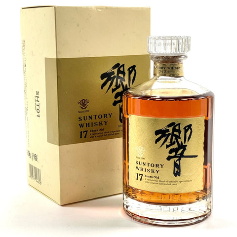 サントリー 響 17年 旧 ゴールドラベル 750ml 国産ウイスキー 酒 【古
