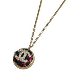 シャネル ネックレス GP ラインストーン レディース ブランドアクセサリー 【中古】bracc
