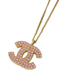 シャネル ネックレス GP ラインストーン レディース ブランドアクセサリー 【中古】bracc