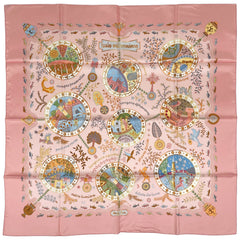 エルメス カレ90 Escales mediterraneennes スカーフ シルク レディース ブランドバッグ・小物 【中古】brbag