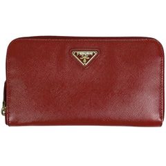 プラダ 長財布 サフィアーノレザー レディース ブランドバッグ・小物 【中古】brbag