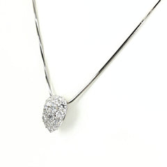 メレダイヤ ネックレス Pt950 Pt850 ダイヤモンド レディース ノンブランドジュエリー 【中古】nbjwl