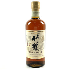 ニッカ 竹鶴 17年 ピュアモルト 700ml 国産ウイスキー 酒 【古酒】liqbb【東京都内限定お届け】