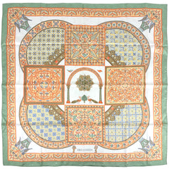 エルメス カレ90 CIELS BYZANTINS スカーフ シルク レディース ブランドバッグ・小物 【中古】brbag