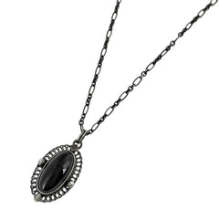 ジョージジェンセン ネックレス シルバー925 オニキス レディース ブランドアクセサリー 【中古】bracc