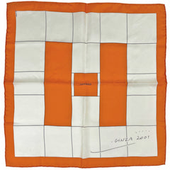 エルメス プチカレ GINZA 2001 スカーフ シルク レディース ブランドバッグ・小物 【中古】brbag