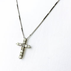 ダイヤモンド ネックレス K18 ダイヤモンド 750 レディース ノンブランドジュエリー 【中古】nbjwl